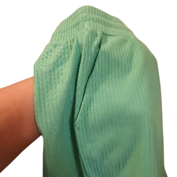 Green Penningtons ActiveZone Women's Wide Ribbed Shorts - Picture 5 of 9